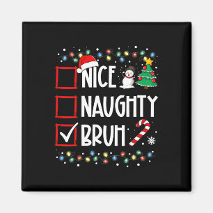 Imã Noite de Natal Bela, Maldita Bruh Engraçado Lista 