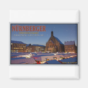 Imã Noite do mercado do Natal de Nürnberg