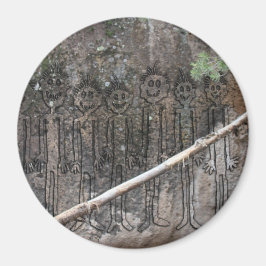 Imã Noite dos Gigantes Caminhando Petroglicph