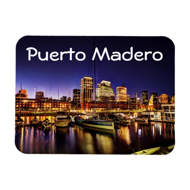 Ímã Noite em Puerto Madero (Horizontal)