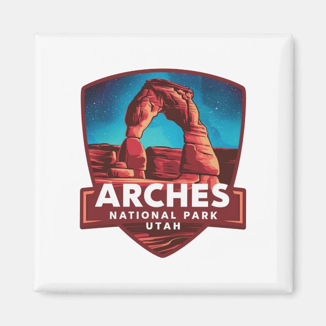 Imã Noite Mágica no Parque Nacional de Arches (Frente)