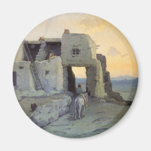 Imã Noite, Pueblo de Walpi por Marion Kavagh Wachtel