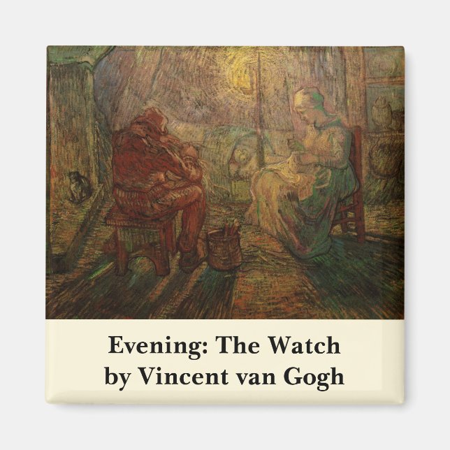 Imã Noite - The Watch by Vincent van Gogh (Frente)
