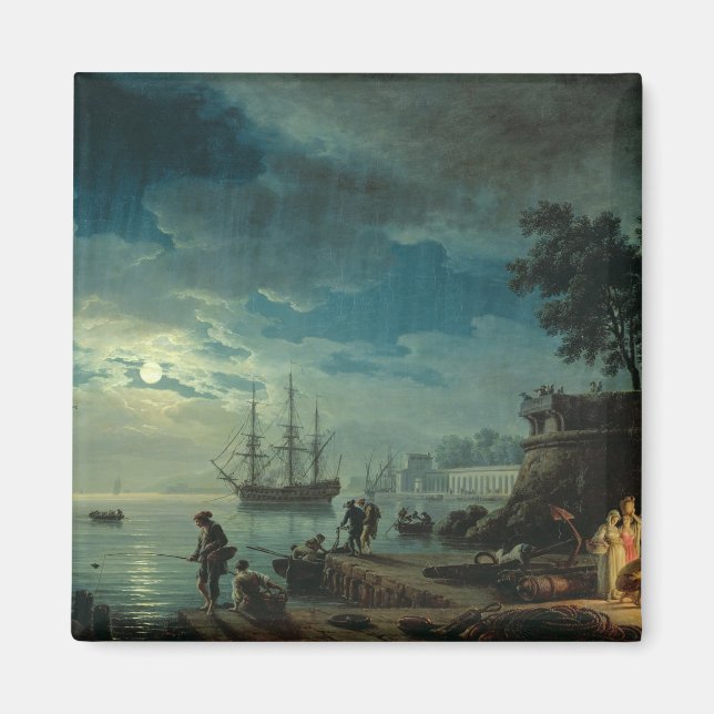 Imã Noite: Uma porta à luz da lua, 1748 (Frente)