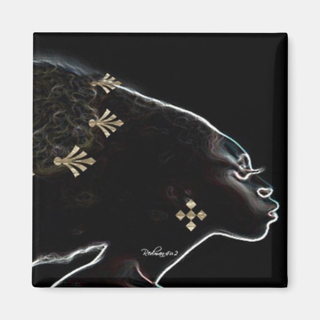 Imã Noites Africanas no Dourado (Frente)