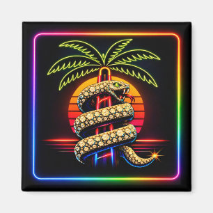 Imã Noites de Neon em Miami Opulência Diamante Luxo 