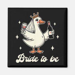 Imã Noiva Babe Chá de panela Bobo de Casamento Goose N