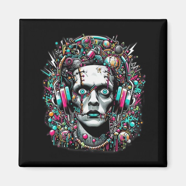 Imã Noiva Ciborgue de Frankenstein  (Frente)