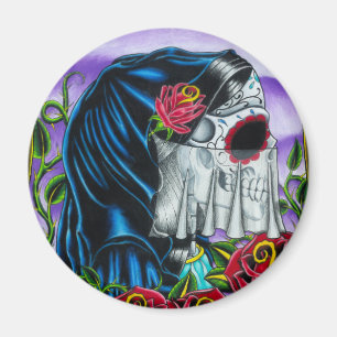 Imã Noiva de esqueleto