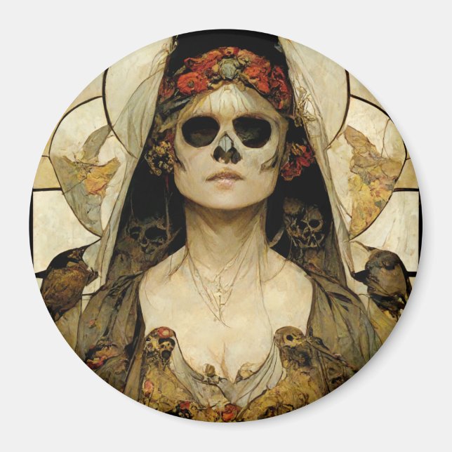 Imã Noiva do Horror Gótico da Morte (Frente)