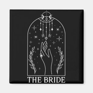 Imã Noiva Gótica de Covens de Bruxas Tarot Casamento