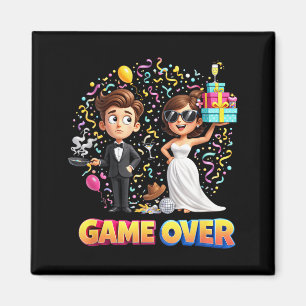 Imã Noiva Noiva Casamento Bacharel Jogo-Over Noivo