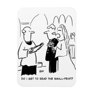 Ímã Noiva quer verificar o desenho de Impressão pequen