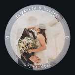 Imã Noiva Simples Moderna e Favor de Casamento de Foto<br><div class="desc">Noiva Simples Moderna e Imagem de Favor de Casamento de Foto do Groom</div>