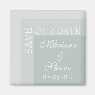 Imã Noiva Simples Moderno Chic Script Casamento