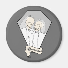 Imã Noivas Esqueleto