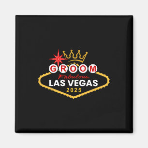 Imã Noivo Grupo de Despedida de Solteiro Vegas 2025 Ca