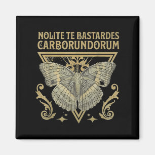 Imã Nolite Retro A Borboleta Da Es Carborundorum Femin