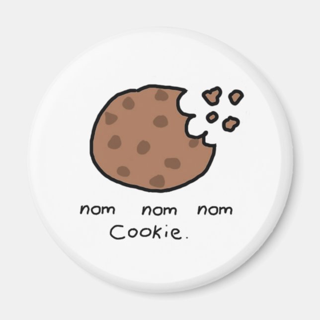 Imã Nom nom cookie (Frente)