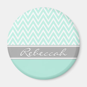 Imã Nome branco verde das cinzas do teste padrão de