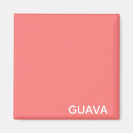Imã Nome cor-de-rosa da cor da goiaba