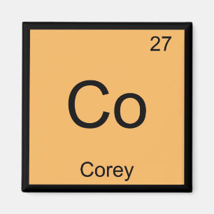 Imã Nome Corey Química Elemento Tabela Periódica