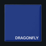Imã Nome da cor azul do Dragonfly<br><div class="desc">Nome da cor azul do Dragonfly</div>