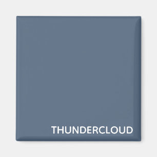 Imã Nome da Cor da cinza Azul da Thundercloud