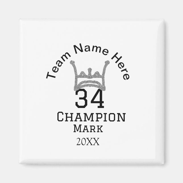 Imã nome da equipe adicionar nome do jogador data espo (Frente)