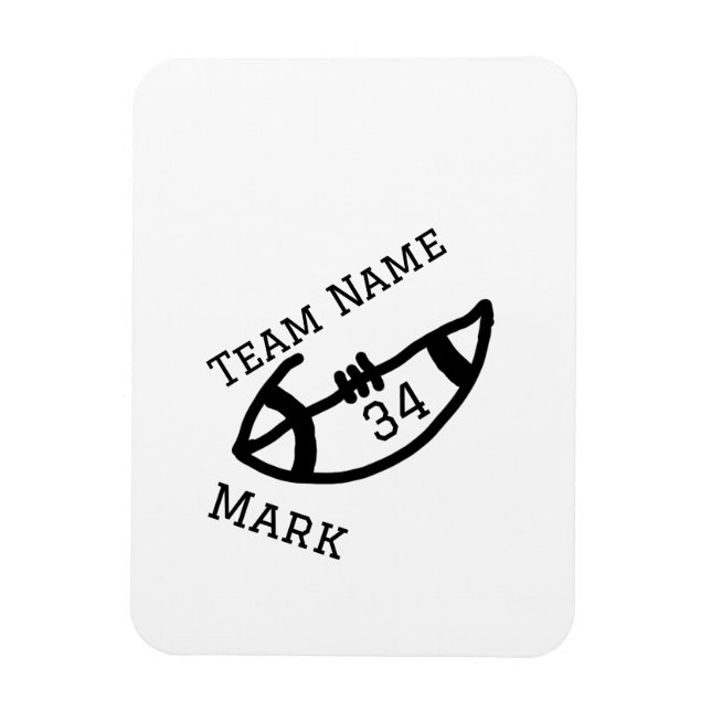 Ímã nome da equipe adicionar nome do jogador data espo (Vertical)