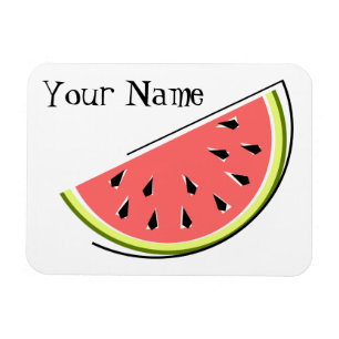 Ímã Nome da fatia de melancia