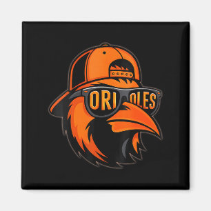 Imã Nome de Oriole Feminino Retro Vintage para Homens