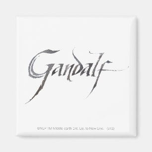 Imã Nome do Gandalf texturizado