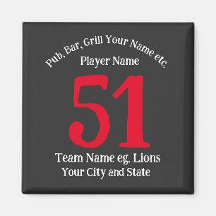 Imã Nome do Grill do Bar Pub Número Churrasco 2042