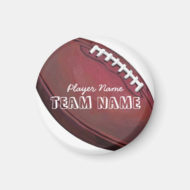 Imã Nome do jogador e número de futebol (Frente)