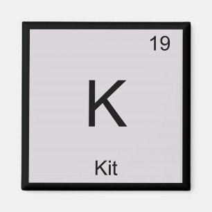 Imã Nome do Kit Elemento Químico Tabela Periódica