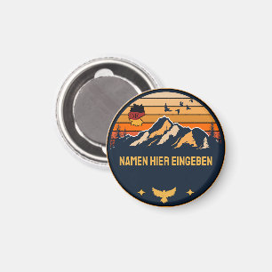 Imã Nome do local personalizado Alemanha Design redond
