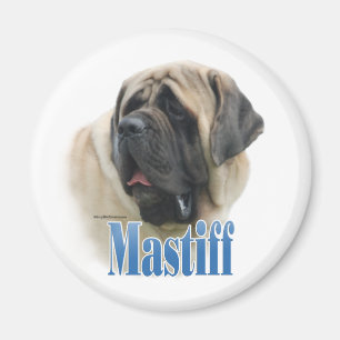 Imã Nome do Mastiff da jovem corça - ímã