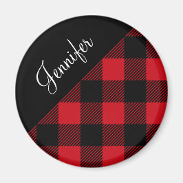 Imã Nome do Padrão de Verificação de Xadrez Red Buffal