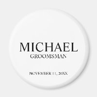 Nome do Padrinho de casamento Personalizado Modern