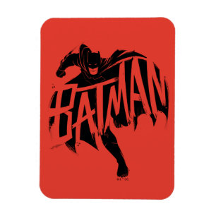 Ímã Nome do Pincel de Tinta Batman