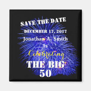 Imã Nome e data personalizados -