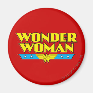 Imã Nome e logotipo da mulher maravilhosa