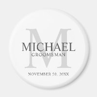 Nome e monograma dos Padrinhos de casamento person