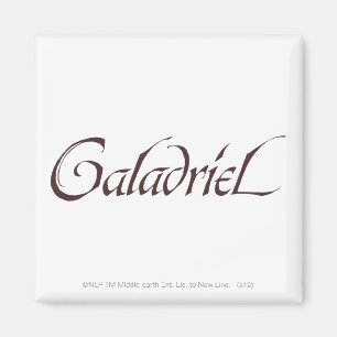 Imã Nome Galadriel Sólido