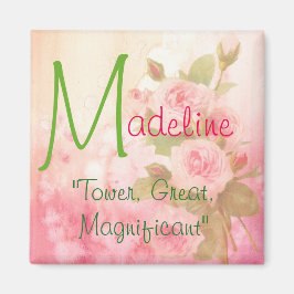 Imã Nome Magnet, Madeline