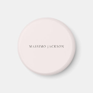 Imã Nome Minimalista Moderno Simples Cor Pastel