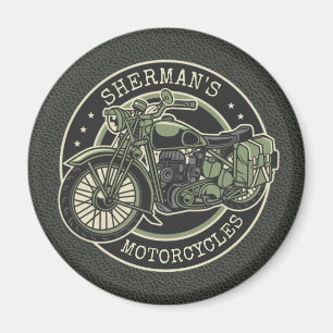 Imã NOME Personalizado Biker de Motocicletas Militar R