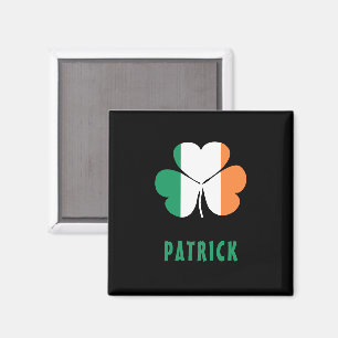 Imã Nome Personalizado Celtic Ireland Shamrock Irish F