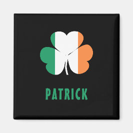 Imã Nome Personalizado Celtic Ireland Shamrock Irish F